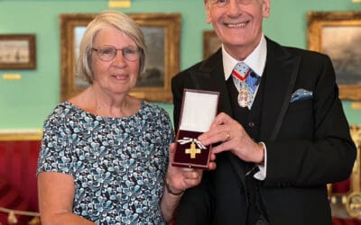 The Reverend Anne Rigelsford is awarded The Order Of Mercy for Distinguished Voluntary Service